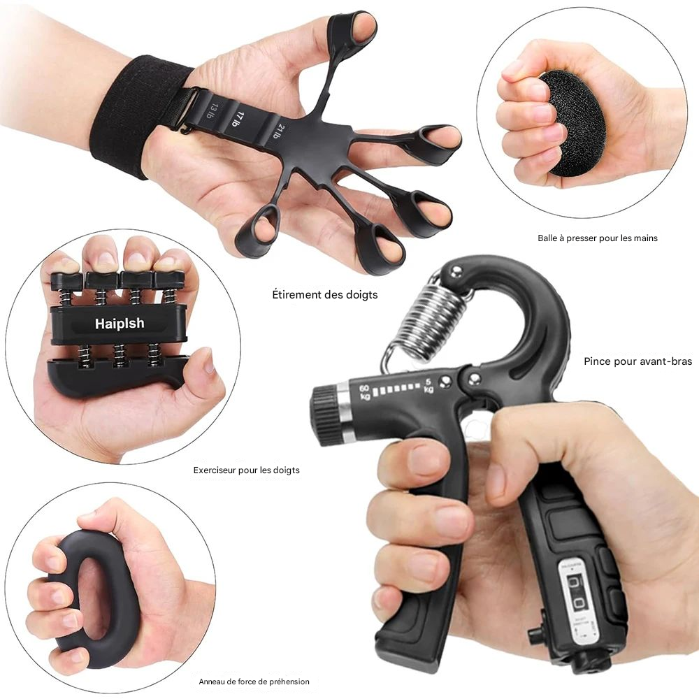 FlexieFit - Pince Réglable de Renforcement Musculaire