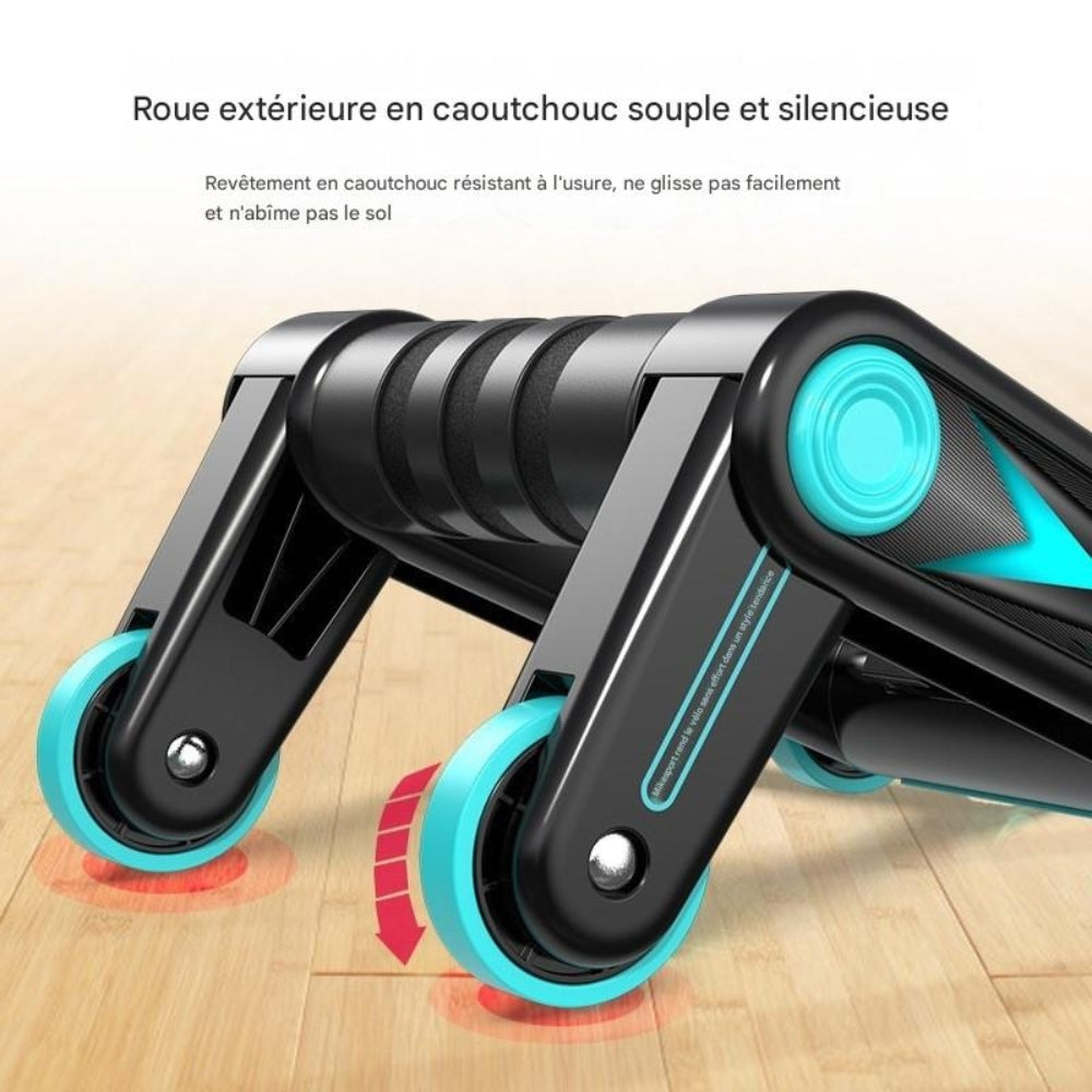 FlexieFit – Roue Abdominale Pliable Haute Précision