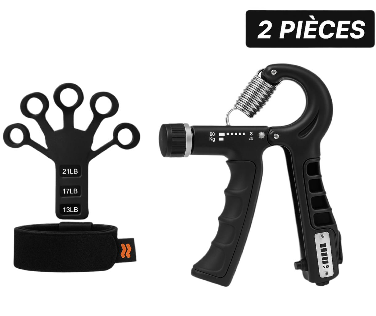 FlexieFit - Pince Réglable de Renforcement Musculaire