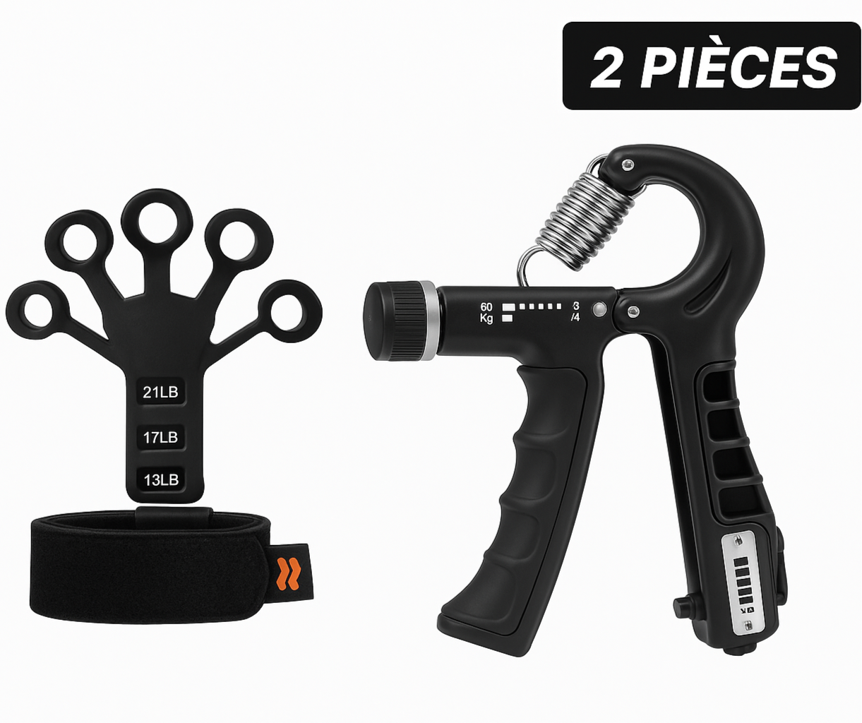 FlexieFit - Pince Réglable de Renforcement Musculaire